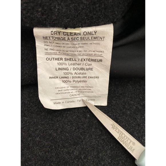 VTG Boyd's Philadelphia Luxury Leather Coat Mens US 44 Streetwear Hip Hop Jacket - Picture 11 of 16